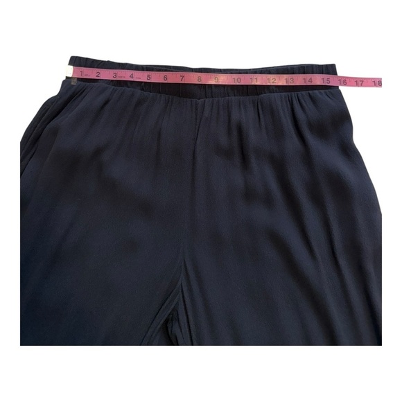 Tribal Pull-On Wide Leg Pant - Embroidered Pattern - Black - Size Large - Picture 9 of 13